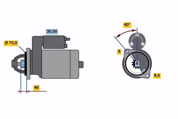 BOSCH Motorino d\'avviamento