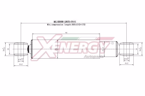 AP XENERGY Ammortizzatore