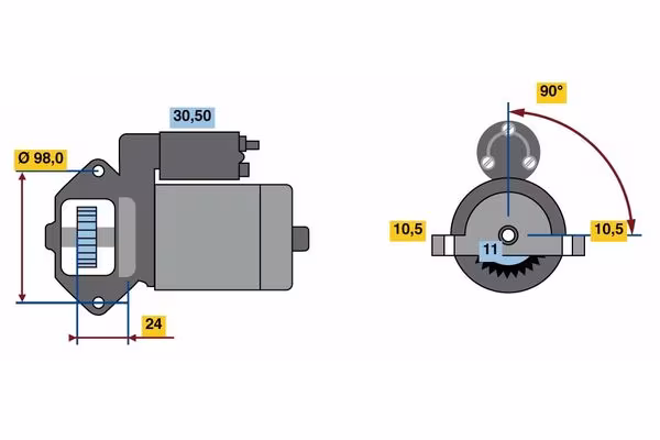 BOSCH Motorino d\'avviamento