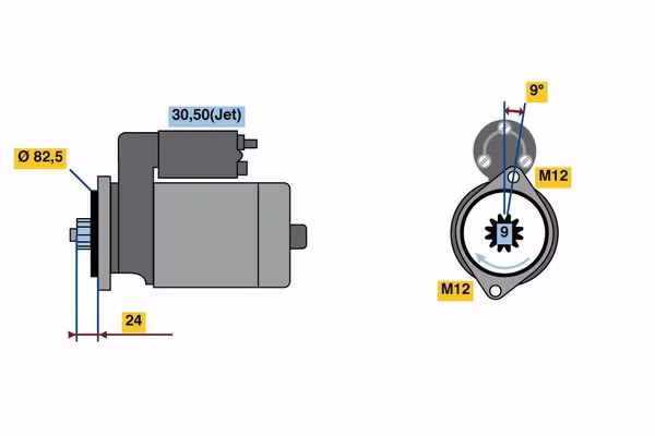 BOSCH Motorino d\'avviamento