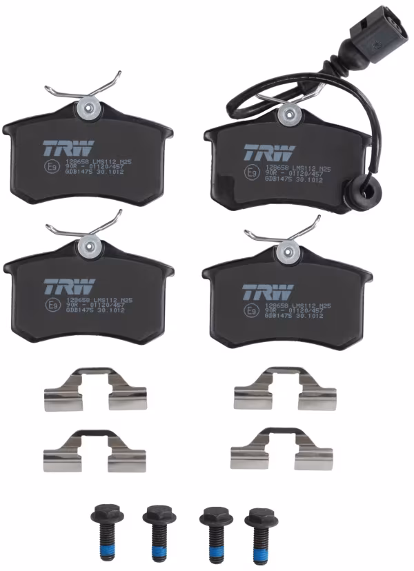 TRW Kit pastiglie freno, Freno a disco