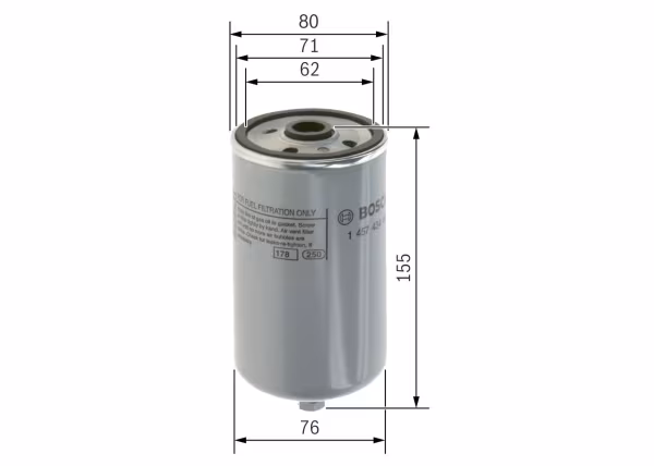BOSCH Filtro carburante