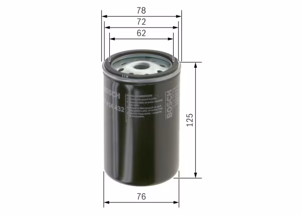 BOSCH Filtro carburante