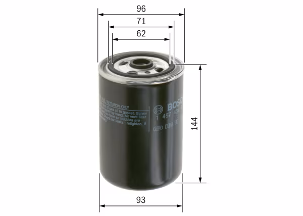 BOSCH Filtro carburante