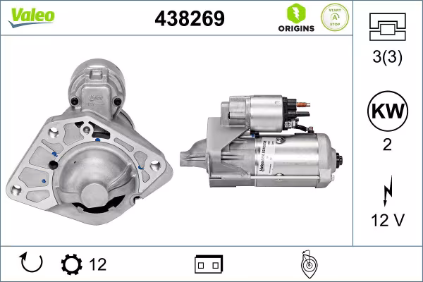 VALEO Motorino d\'avviamento