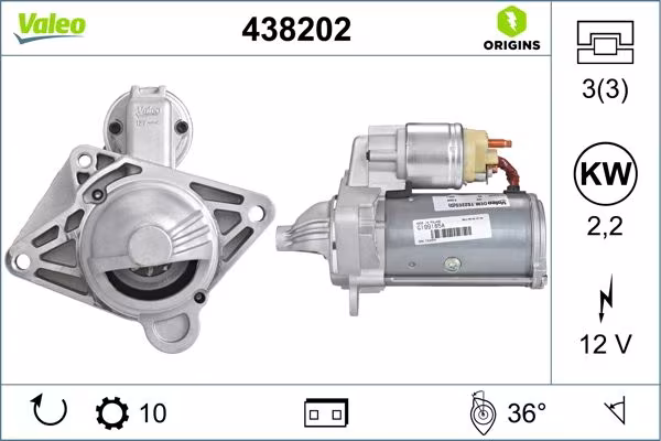 VALEO Motorino d\'avviamento