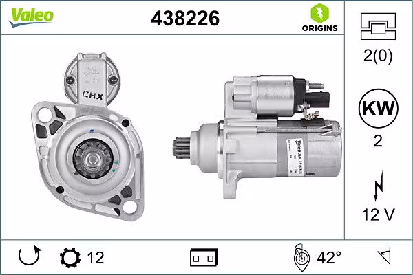 VALEO Motorino d\'avviamento