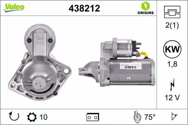 VALEO Motorino d\'avviamento