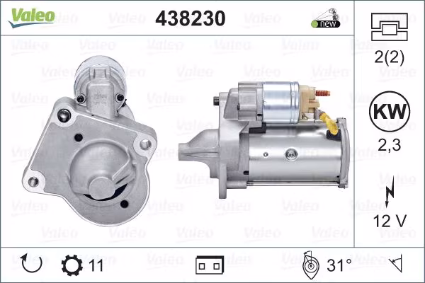 VALEO Motorino d\'avviamento