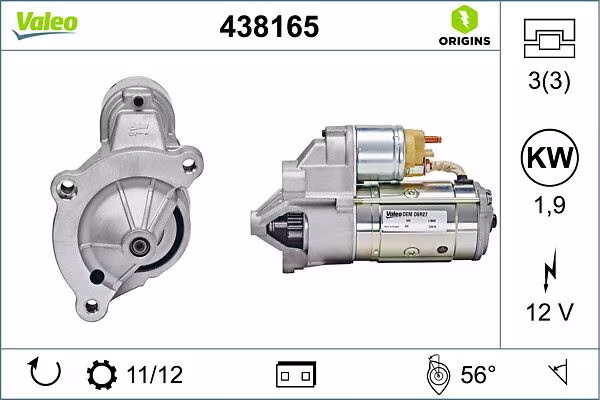 VALEO Motorino d\'avviamento