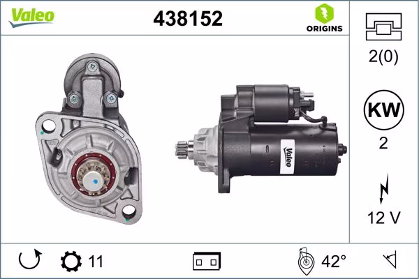 VALEO Motorino d\'avviamento