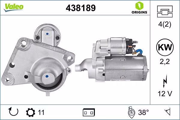 VALEO Motorino d\'avviamento