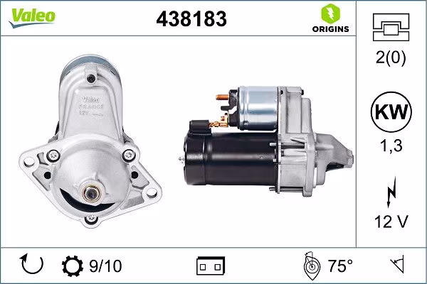 VALEO Motorino d\'avviamento