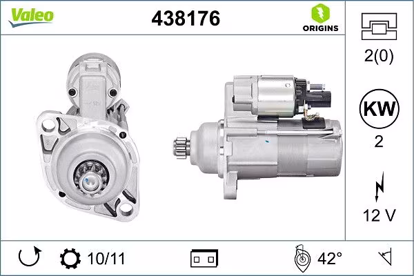 VALEO Motorino d\'avviamento