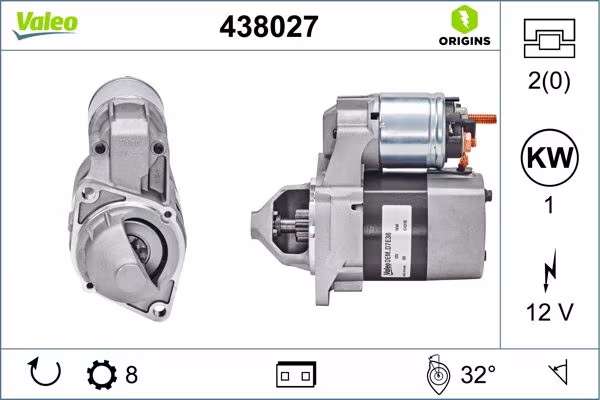 VALEO Motorino d\'avviamento