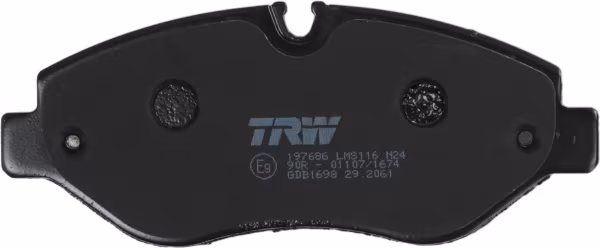 TRW Kit pastiglie freno, Freno a disco