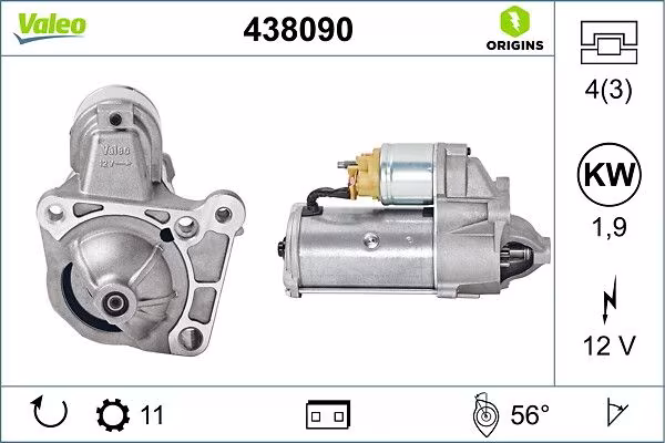 VALEO Motorino d\'avviamento