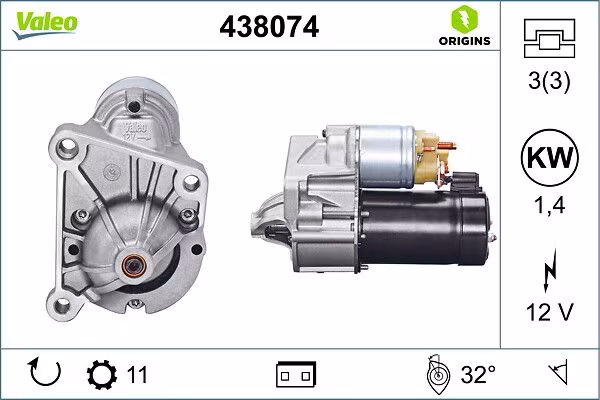 VALEO Motorino d\'avviamento