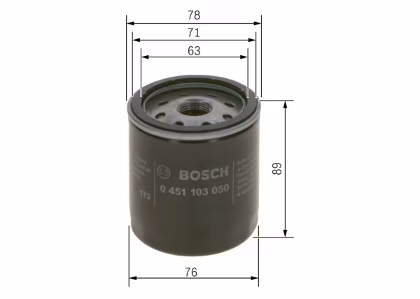 BOSCH Filtro olio