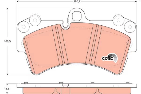TRW Kit pastiglie freno, Freno a disco