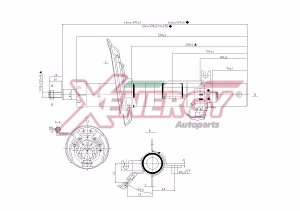 AP XENERGY Ammortizzatore