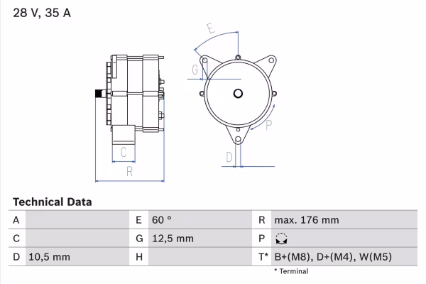 BOSCH Alternatore