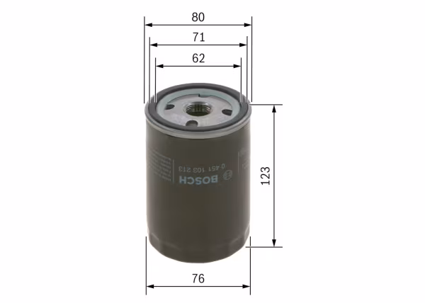 BOSCH Filtro olio