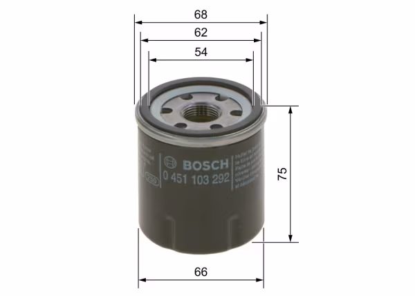 BOSCH Filtro olio