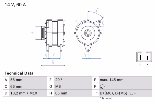 BOSCH Alternatore