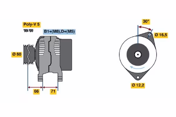 BOSCH Alternatore