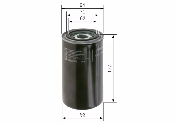BOSCH Filtro carburante