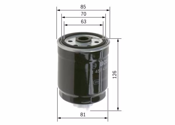 BOSCH Filtro carburante