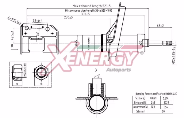 AP XENERGY Ammortizzatore