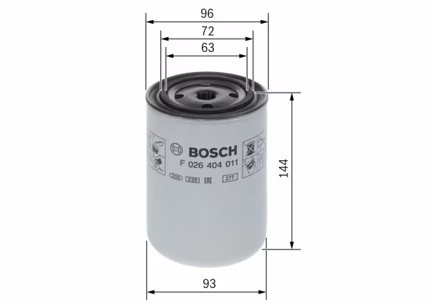 BOSCH Filtro refrigerante