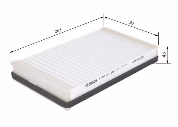 BOSCH Filtro, Aria abitacolo
