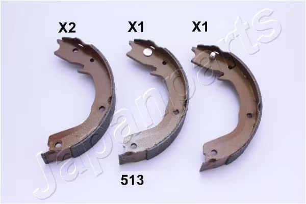 JAPANPARTS Kit ganasce freno