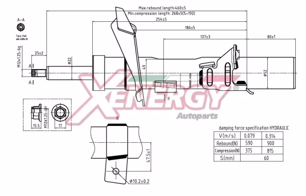 AP XENERGY Ammortizzatore