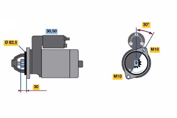 BOSCH Motorino d\'avviamento