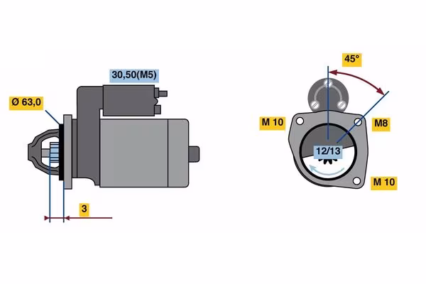 BOSCH Motorino d\'avviamento
