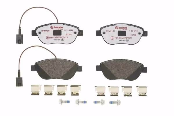 BREMBO Kit pastiglie freno, Freno a disco