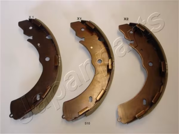JAPANPARTS Kit ganasce freno