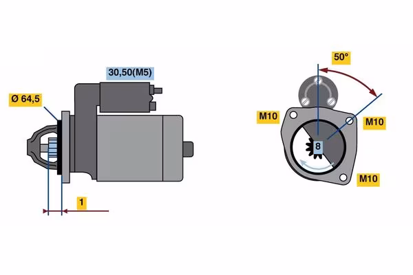 BOSCH Motorino d\'avviamento