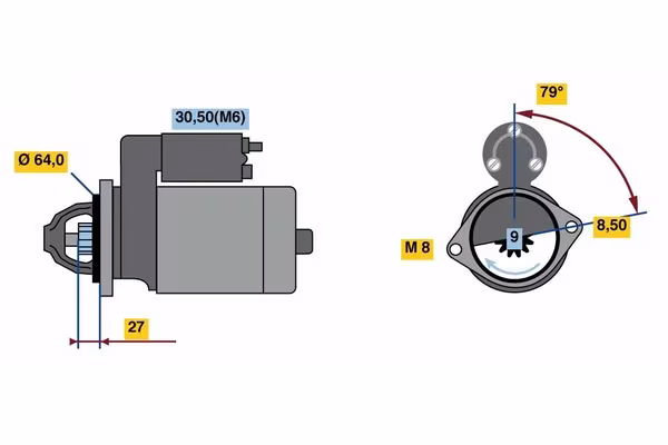 BOSCH Motorino d\'avviamento