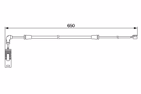 BOSCH Contatto segnalazione, Usura past. freno/mat. d\'attrito