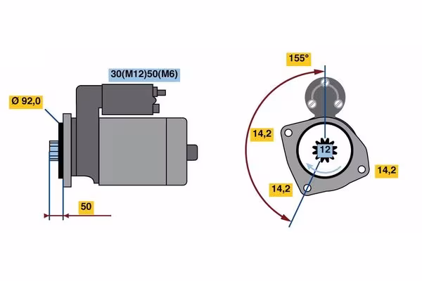 BOSCH Motorino d\'avviamento