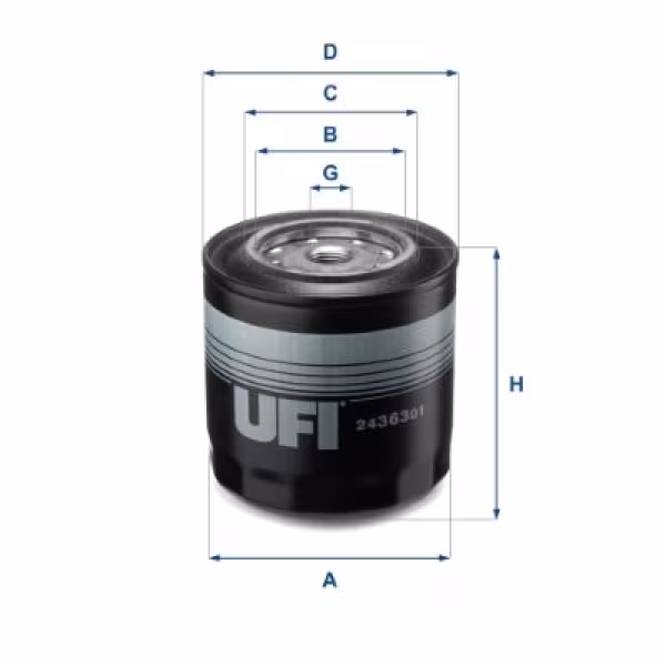 UFI Filtro carburante