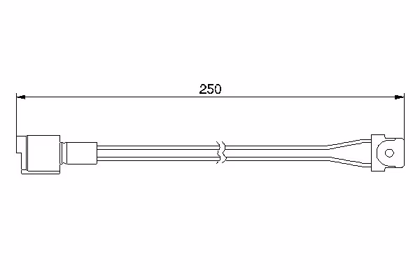 BOSCH Contatto segnalazione, Usura past. freno/mat. d\'attrito
