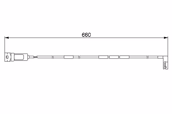 BOSCH Contatto segnalazione, Usura past. freno/mat. d\'attrito