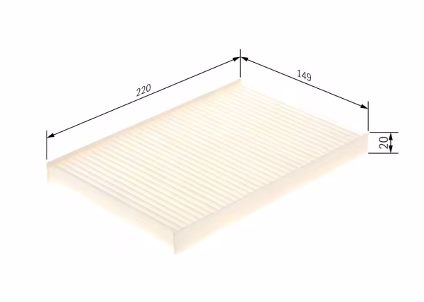 BOSCH Filtro, Aria abitacolo