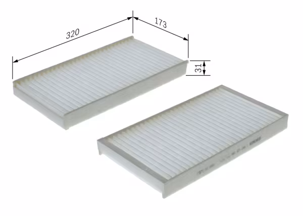 BOSCH Filtro, Aria abitacolo